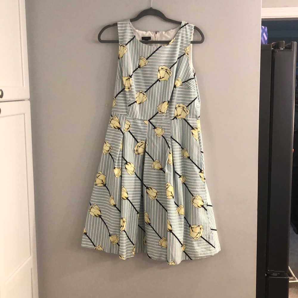 Talbots fit and flare dress